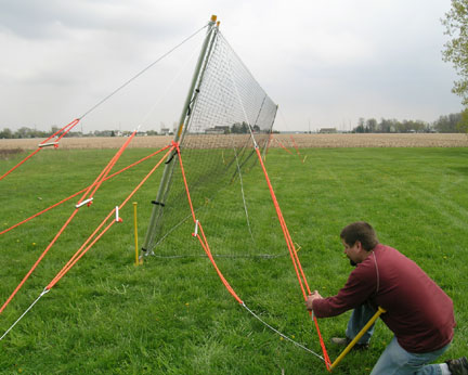 The DEFENDER can be angled into the wind or kept vertical.